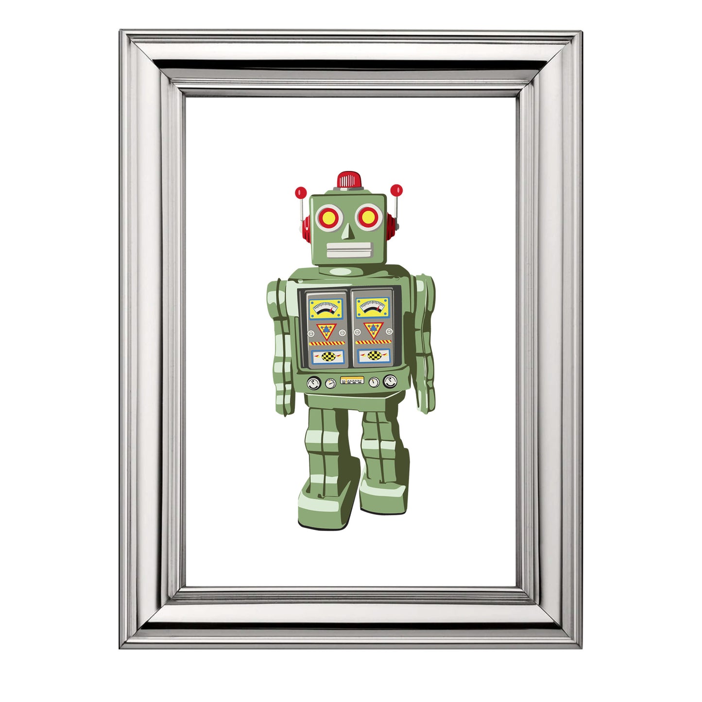 Tik Tok the Robot Art Print