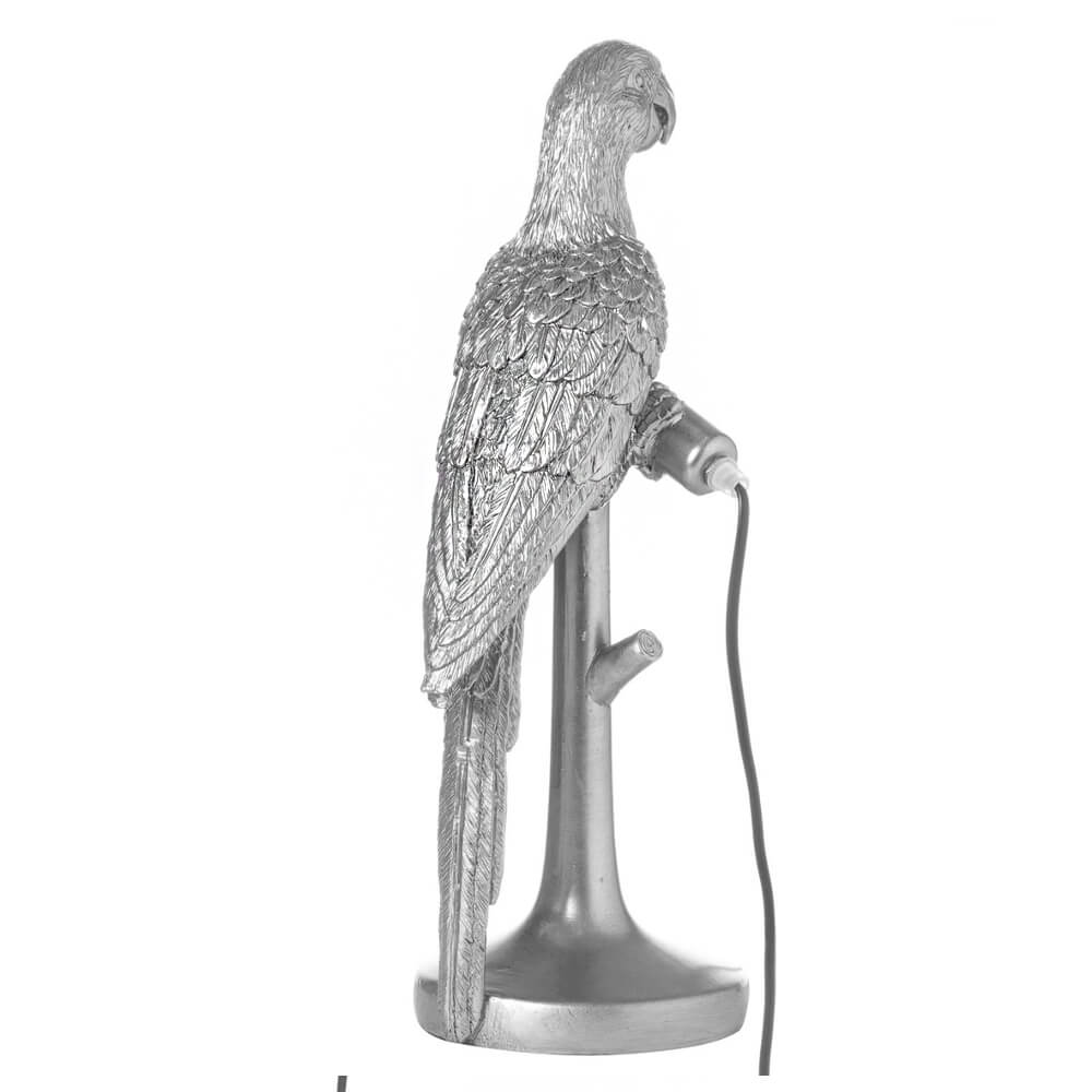 Percy Parrot hopea pöytälamppu