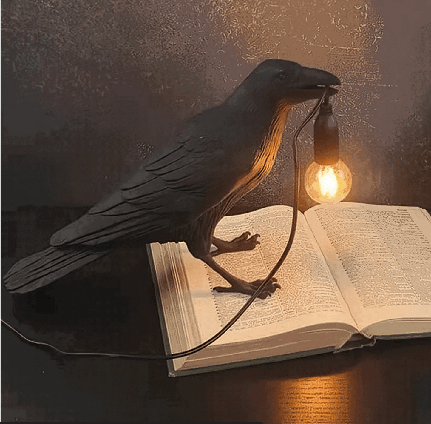 Nordic Raven Table Lamp - Schwaarz oder Wäiss