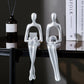 Nordic Silver Figurines - Abstrakte bokhylle-dekorfigurer