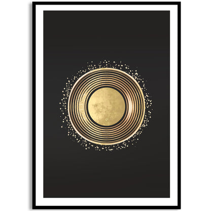 Gold Circle Art Print