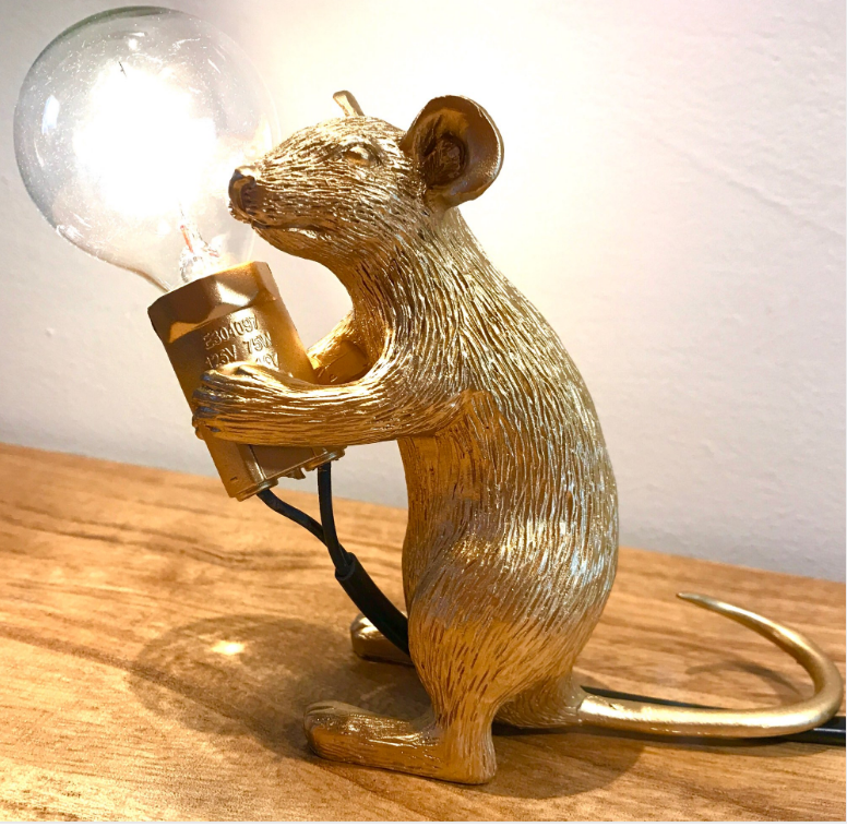 Gold mouse hot sale lamps