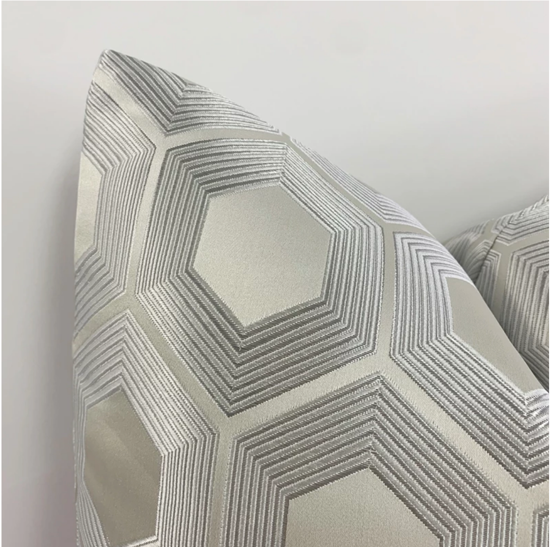 Cuscino esagonale contemporaneo - 45 x 45 cm