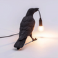 Nordic Raven Table Lamp  - Black or White