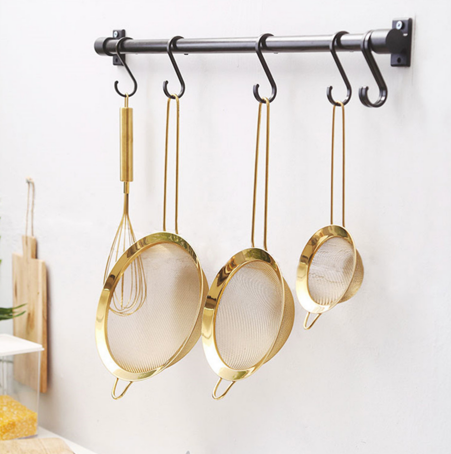 Luxury Gold Sieve - 3 Sizes - Gold or Rose Gold