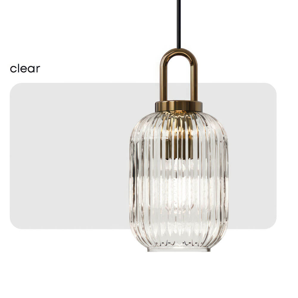 Lumiere Clear Glass Pendant Lights