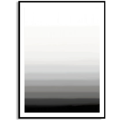 Kunstdruck mit grauem Farbverlauf