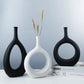 Boho Decor schwarze oder weiße Vasen