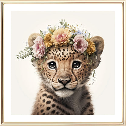 Leopard Cub (A) Art Print