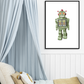 Tik Tok der Roboter-Kunstdruck