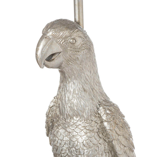 Percy The Parrot Silver Table Lamp