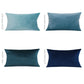 Luxe Velvet Cushion -  Misty Blue