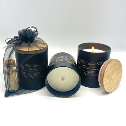 Luxury Blackcurrant & Tuberose Candles - 3 kokoa
