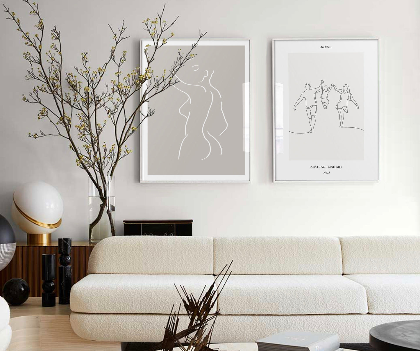 Family - Line Art Print No.3 - Jasmine and Jade Interiors