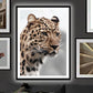 Lampe artistique encadrée léopard rétroéclairée par LED (D)