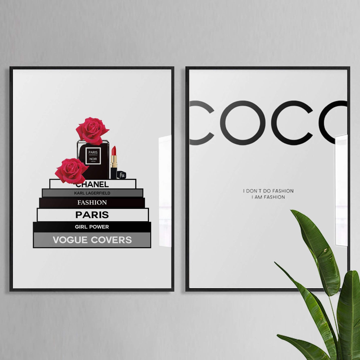 Couture Collection: Designer Books Art Print