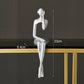 Nordic Silver Figurine's - Abstrakt Bicherregal Dekor Figuren