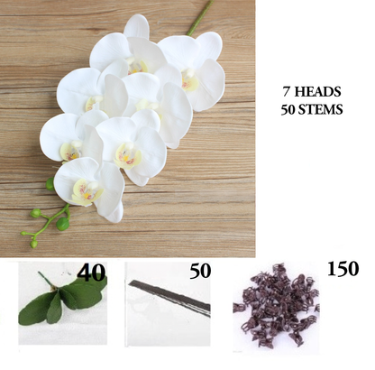 High Grade, Realistic Artificial Orchid Set