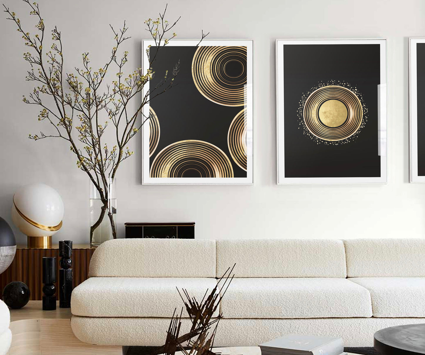 Gold Circle Art Print
