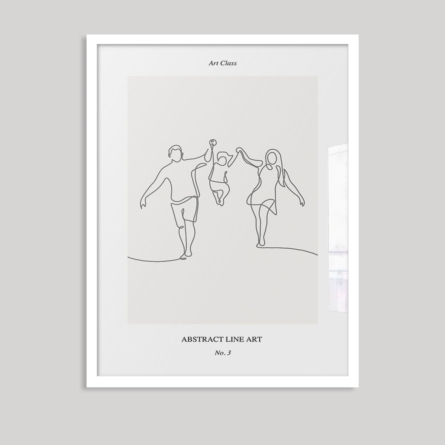 Familie - Line Art Print nr.3