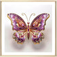 Crystal Butterfly Art Print