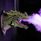 Smoke Blowing LED Dragon Head - Veggmontert - 3 farger