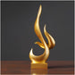 Golden Flame Skulptur