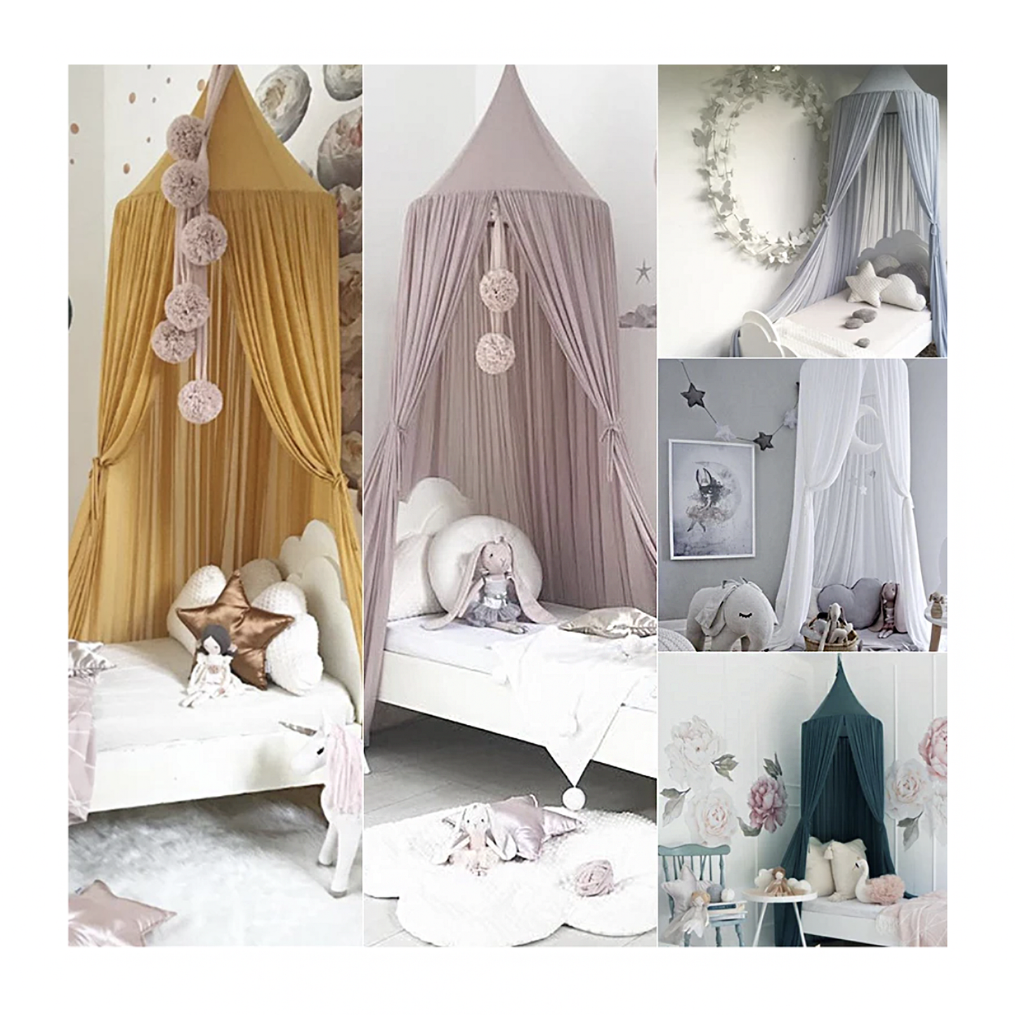 Dream Play Tent Bed Canopy  - 5 Colours