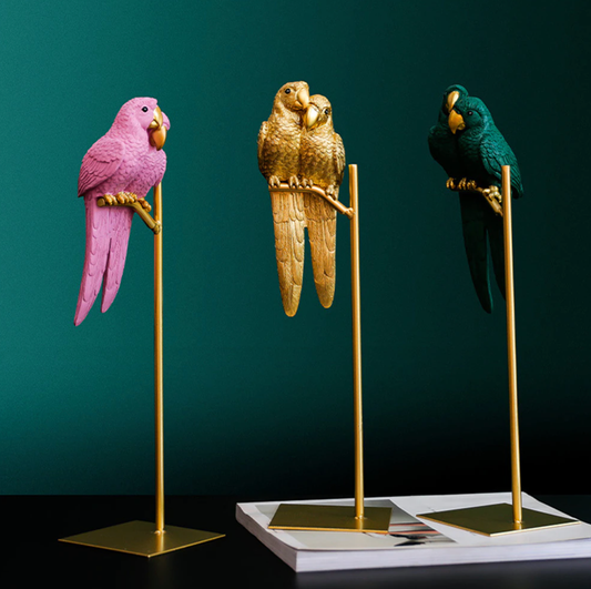 Ornamenti Lovebird - 3 colori