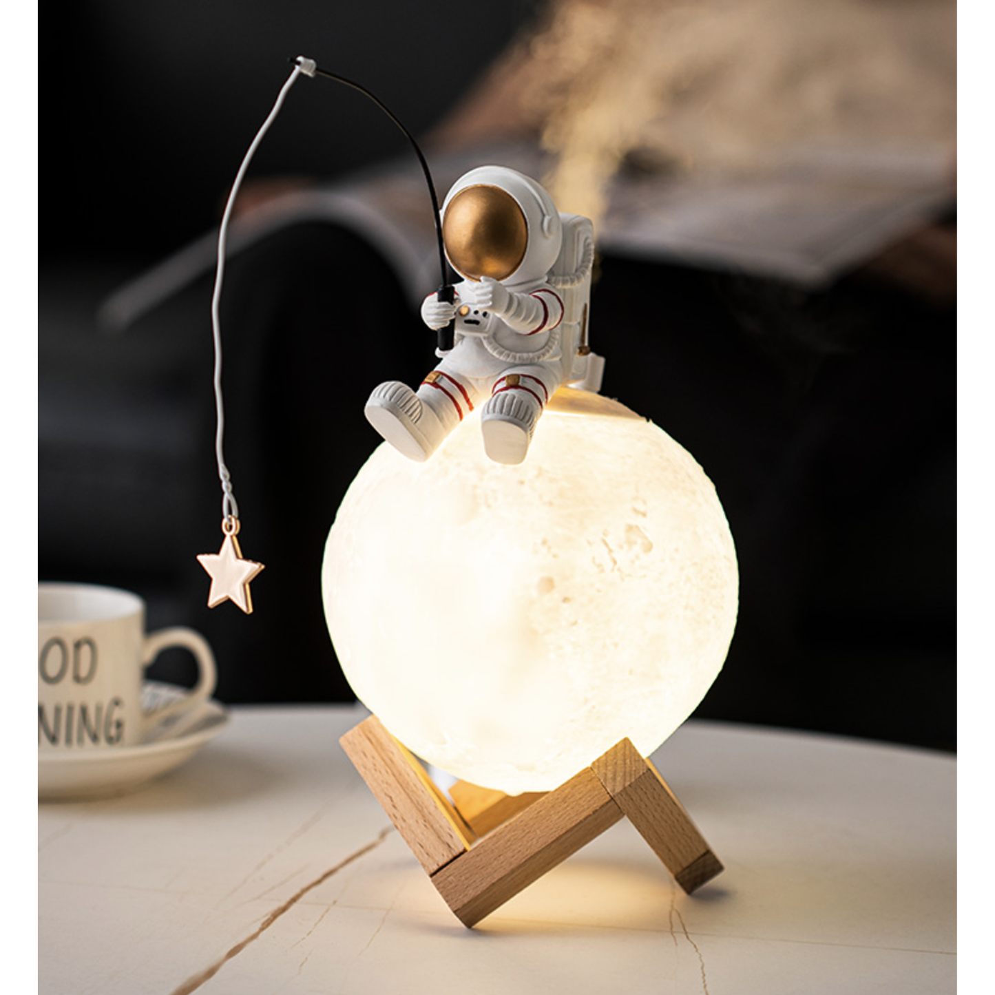 Spaceman Aromaterapi Diffuser Lampe