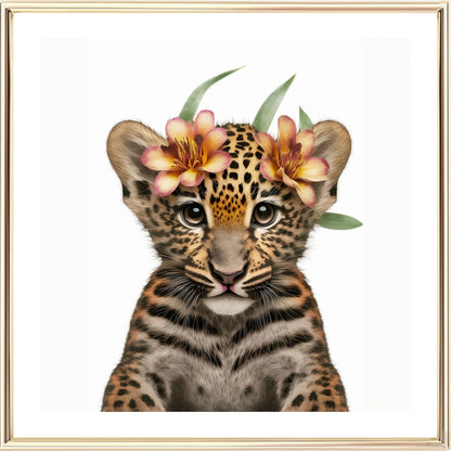 Cachorro de leopardo (B) Lámina artística