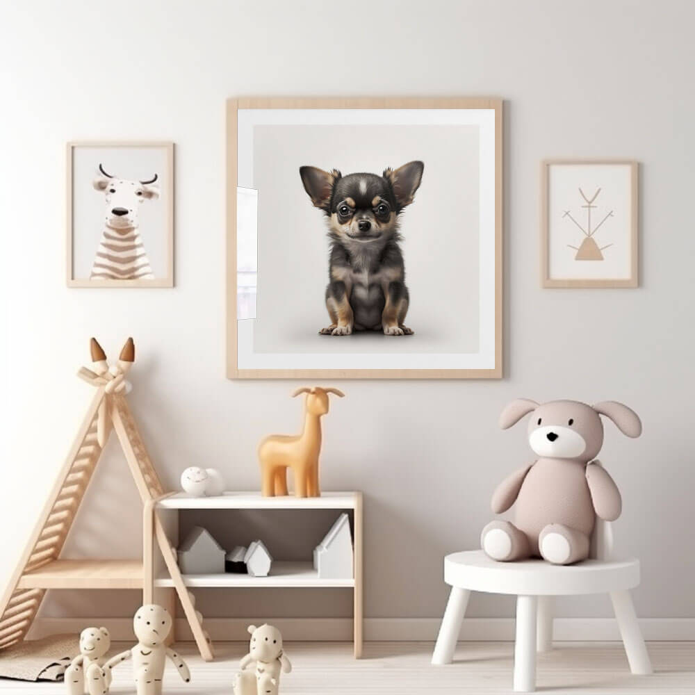 Cute Puppy (B) Art Print
