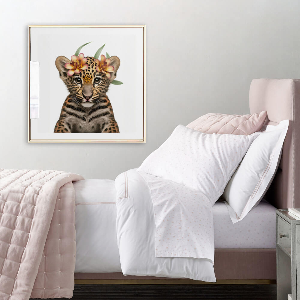 Leopard Cub (B) Art Print