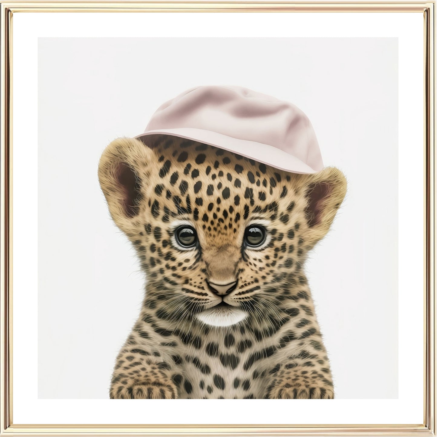 Leopard Cub (C) Art Print