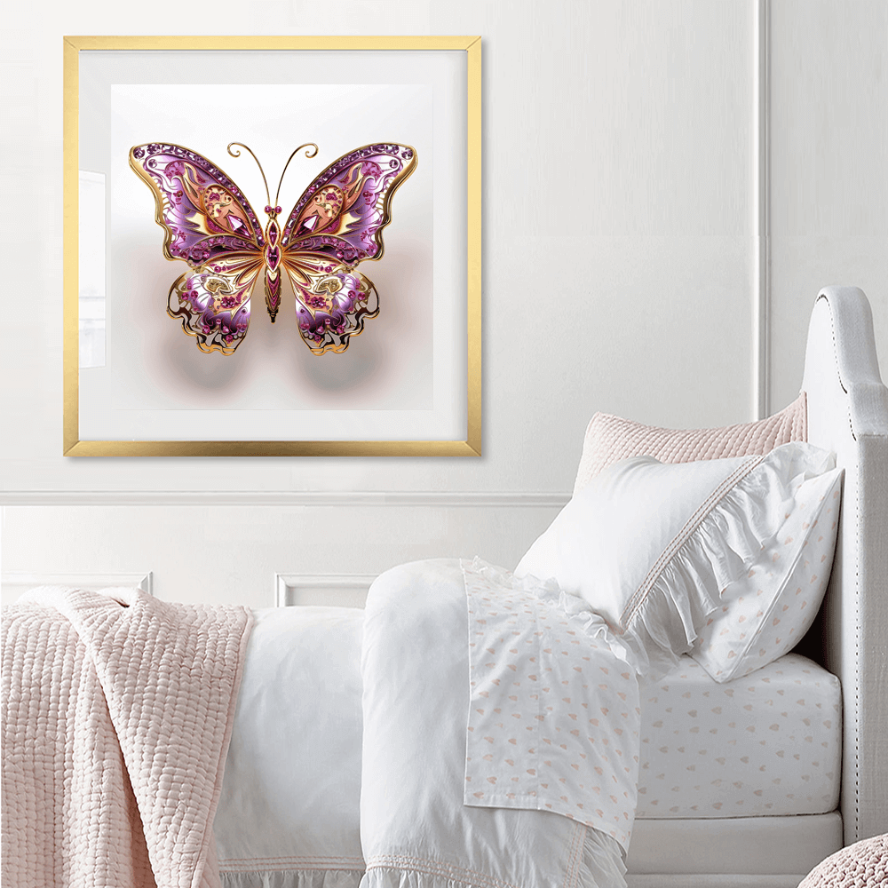 Crystal Butterfly Art Print