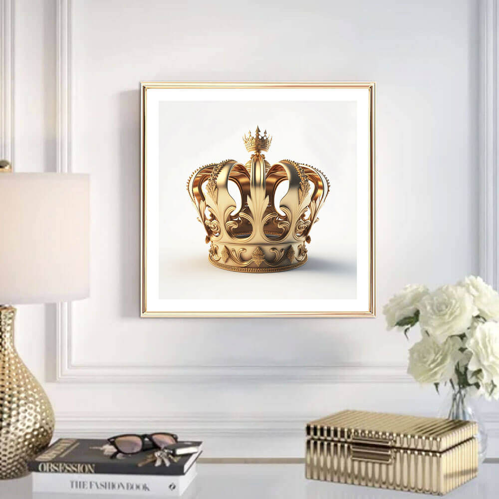 Gold Crown Art Print