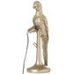 Lampe de table dorée Percy le perroquet