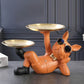 Franséisch Bulldog Butler Skulptur - 5 Faarwen