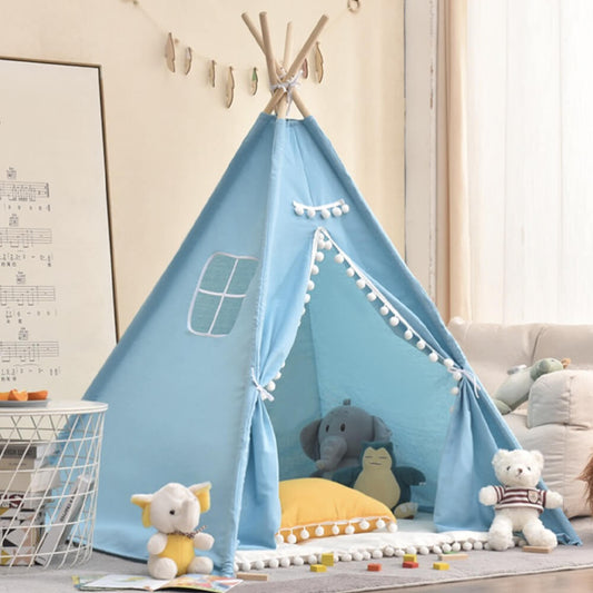 Pompom Teepee Play Tent  - 5 Colours
