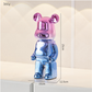 Bearbricks metallic kids ornament, teddy bear. Available in Silver and gold. More colours