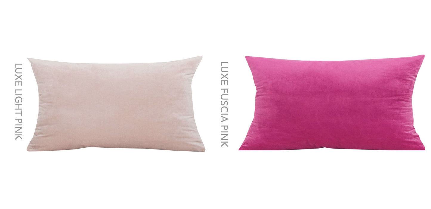 Cuscini in velluto di lusso - Beige leggero - 18 colori