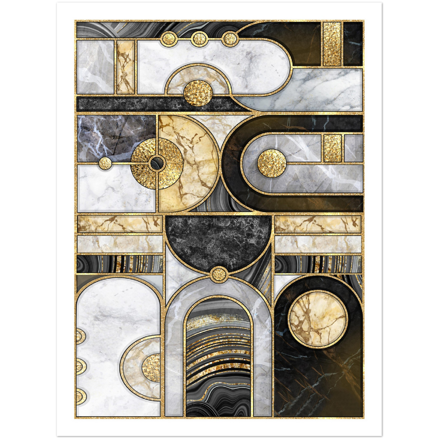 Marble Arches Art Print (A)