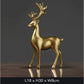 Gold Stag & Deer Sculptures