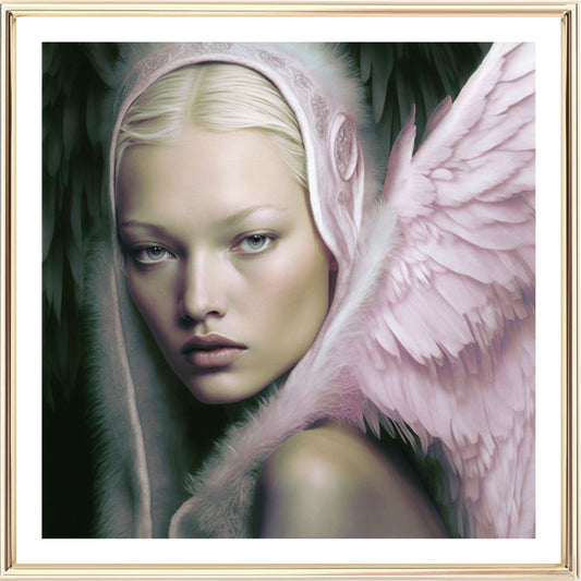 Pink Angel Art Print (A)