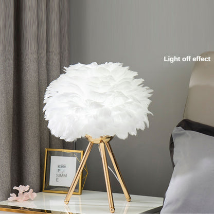 Swan Feather Table Lamp - 4 Colours - Jasmine and Jade Interiors