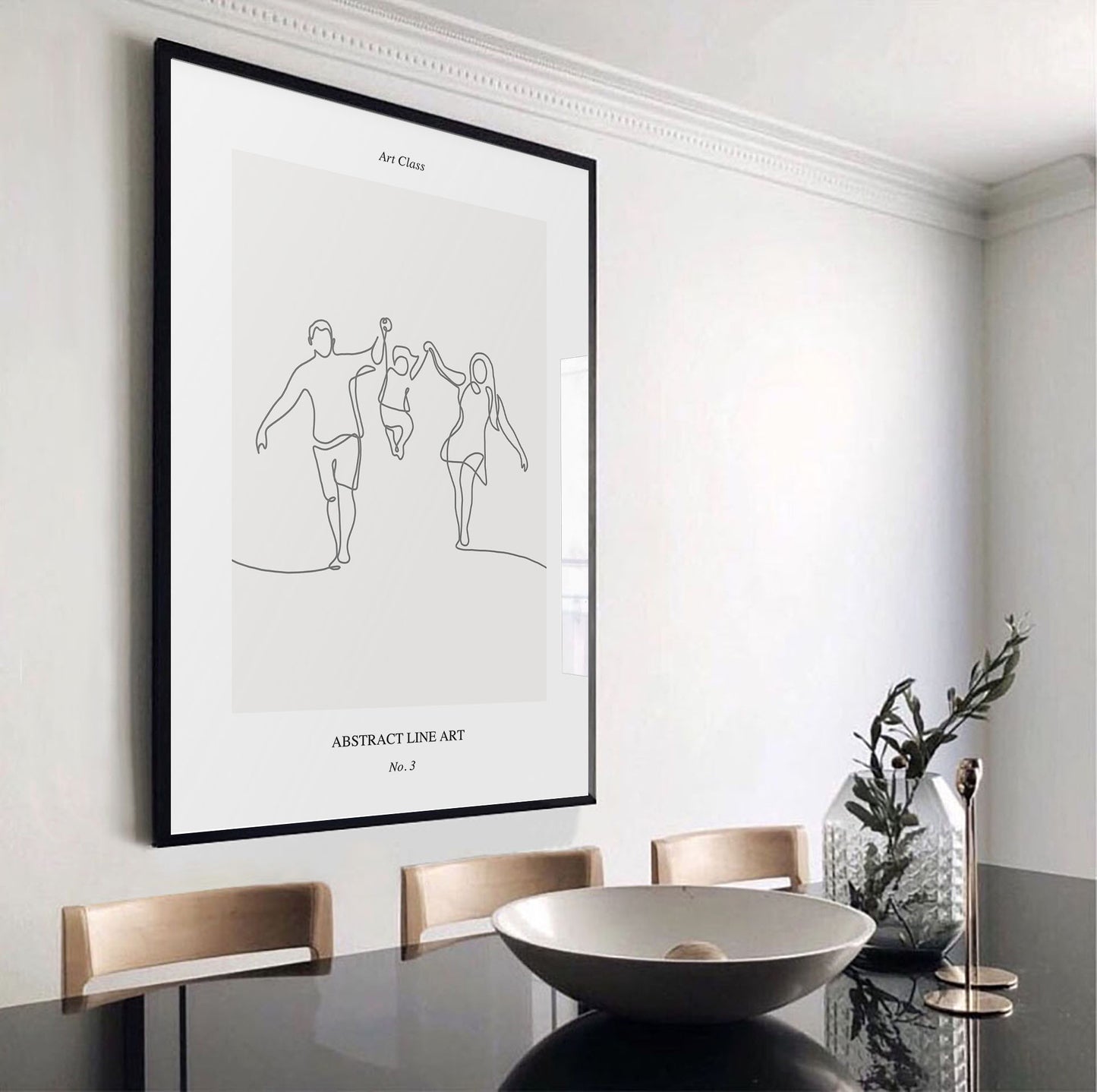 Family - Line Art Print No.3 - Jasmine and Jade Interiors