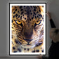Lampe artistique encadrée léopard rétroéclairée par LED (B)