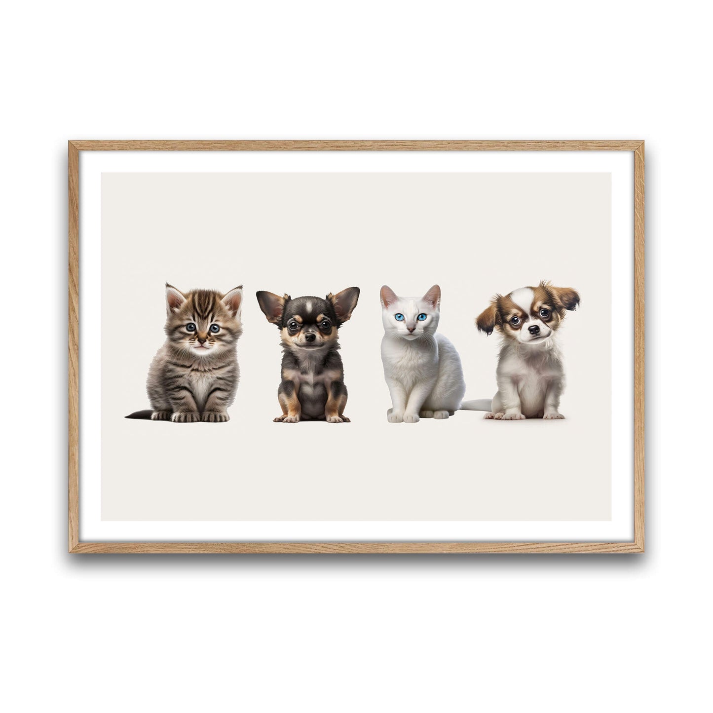 Puppies & Kittens Art Print
