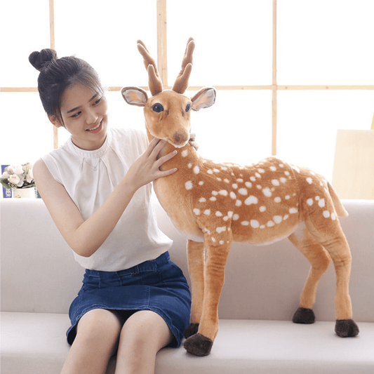 Realistic Plush Toy Reindeer